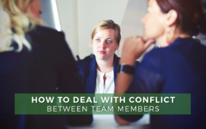 how to deal with conflict between team members